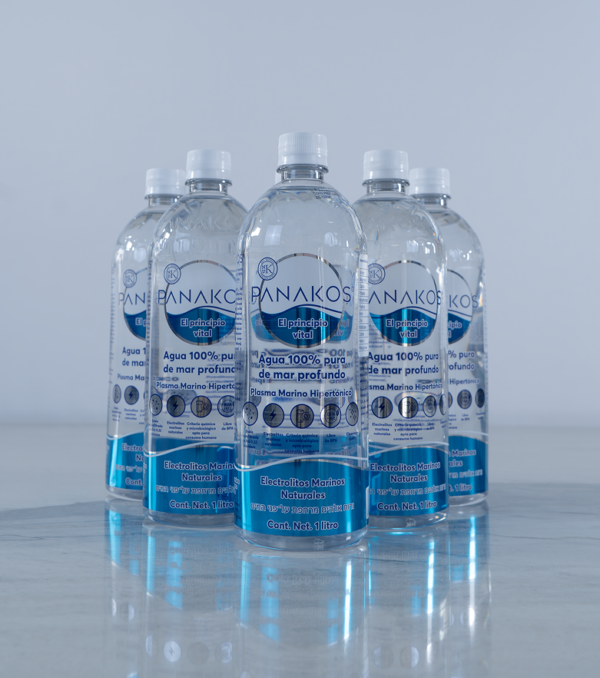 Agua 100% de mar profundo hipertónica